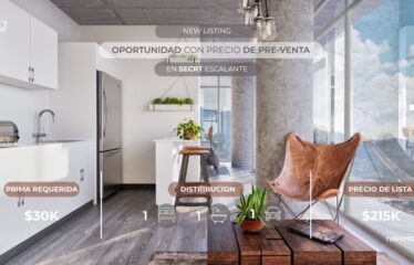 Apartment for sale in SECRET Escalante.